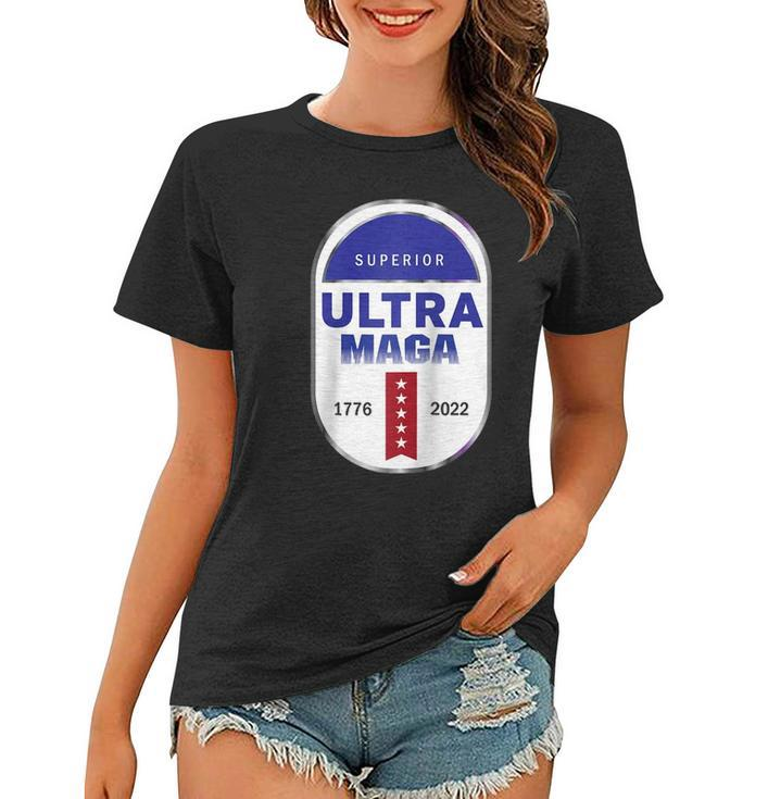Ultra Maga 4Th Of July Raglan Baseball Tee Women T-shirt