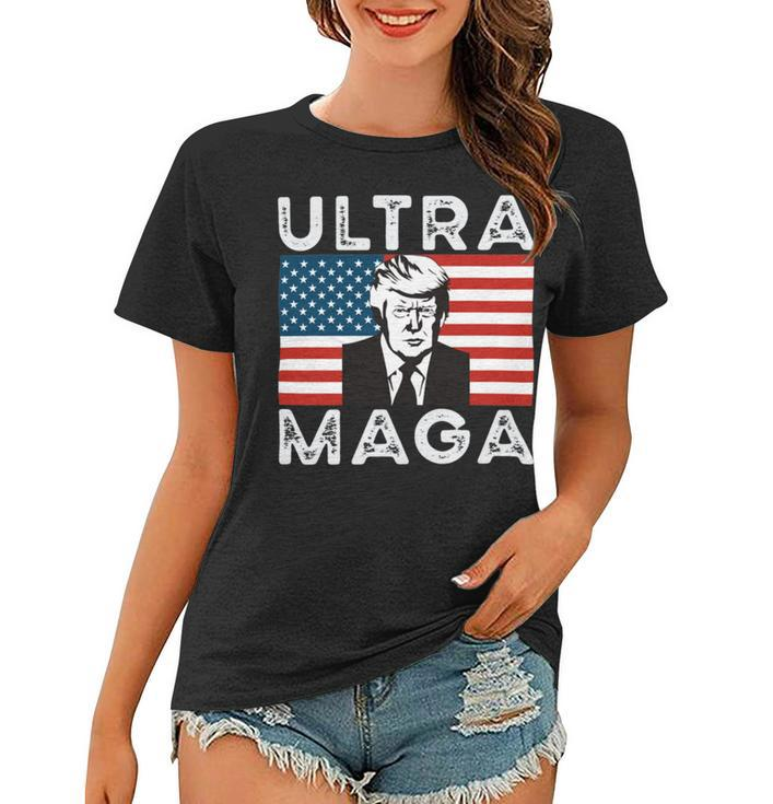 Ultra Maga Funny Trump Biden Usa Women T-shirt