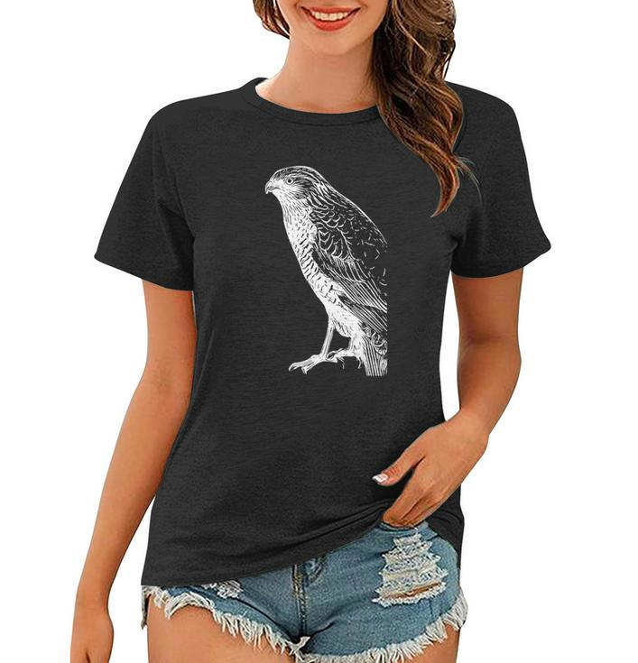 Womens Bird Falcon Bird Of Prey Women T-shirt