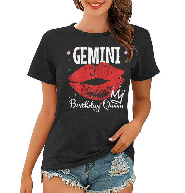 Womens Gemini Birthday Queen  Women T-shirt