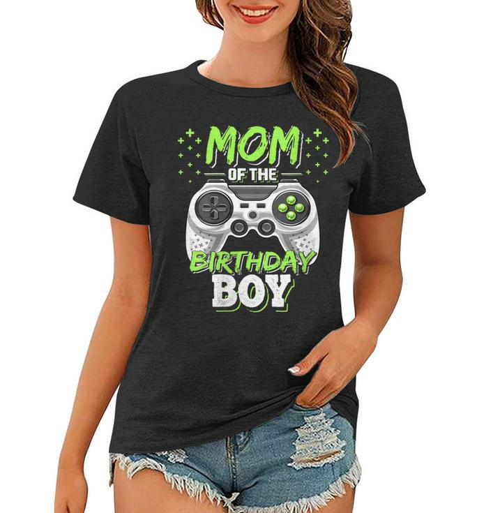 Womens Mom Of The Birthday Boy Matching Video Gamer Birthday Party  V4 Women T-shirt