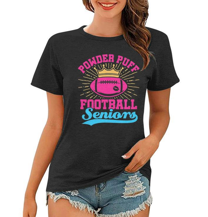 Womens Powder Puff Football Seniors Women T-shirt
