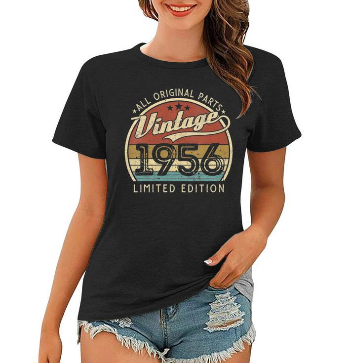 Womens Vintage 1956 Limited Edition 66 Years Old 66Th Birthday Women T-shirt