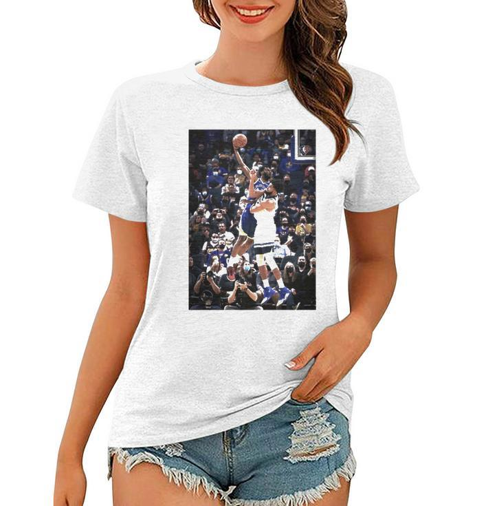 Andrew Wiggins Posterized Karl-Anthony Towns Basketball Lovers Gift Women T-shirt