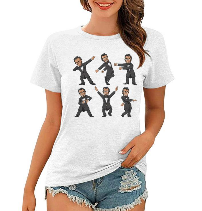 Dancing Abraham Lincoln 4Th Of July Boys Girls Kids Women T-shirt