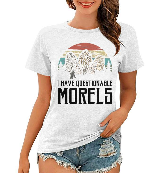 Funny Morel Mushroom Gift For Men Women Mycologist Lovers Women T-shirt