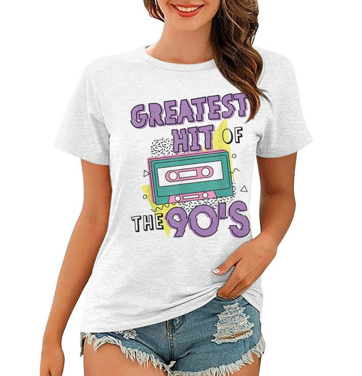 Greatest Hit Of The 90S Retro Cassette Tape Vintage Birthday  Women T-shirt