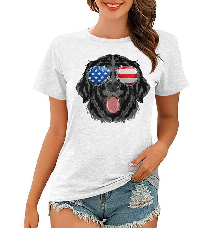 Labrador Retriever Usa American Flag Dog Dad Mom 4Th Of July  Women T-shirt