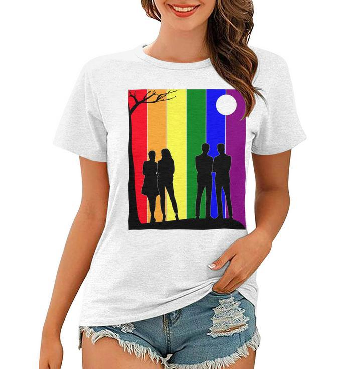 Lgbt Pride Month  Lgbt History Month Slogan Shirt Respect Love Women T-shirt