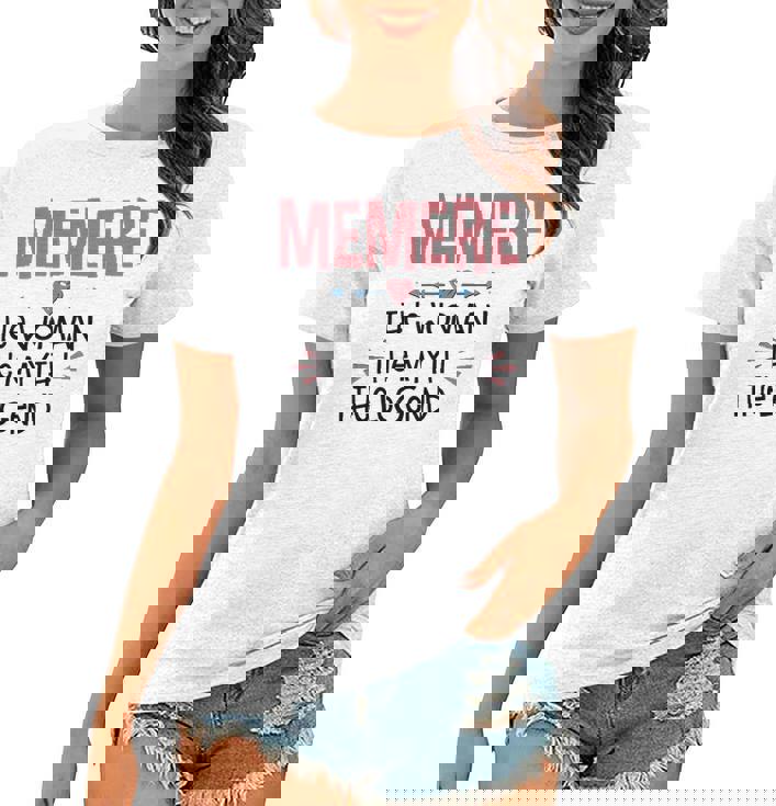 Memere Grandma Gift   Memere The Woman The Myth The Legend Women T-shirt