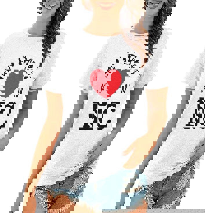 Proud State My Heart Is In Nc North Carolina Women T-shirt