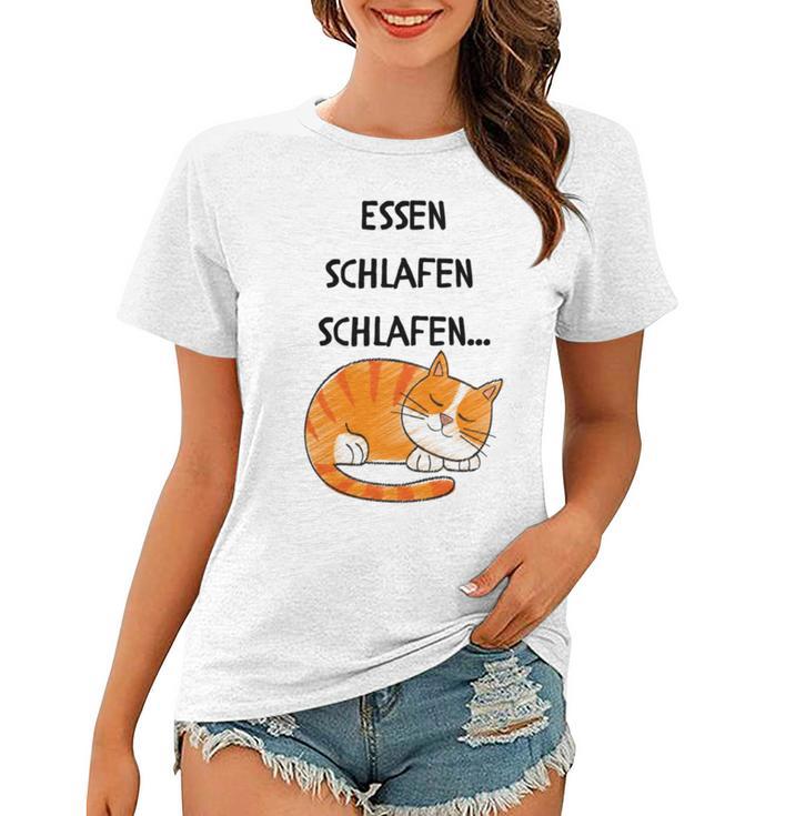 Sleepy Cat Women T-shirt