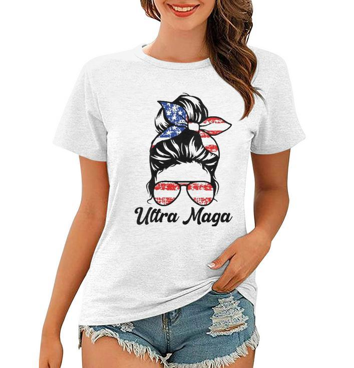 Womens Pro Trump Ultra Mega Messy Bun  Women T-shirt