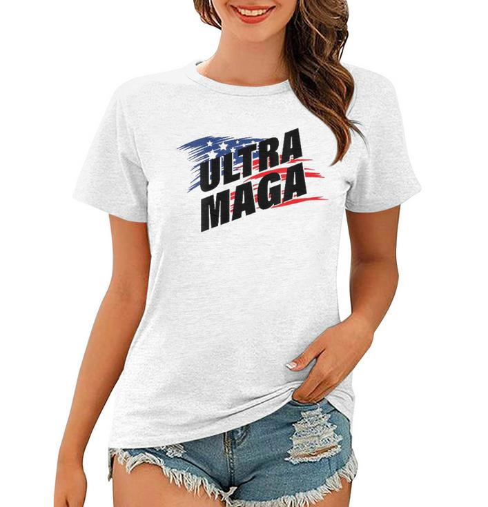 Womens Ultra Maga Pro American Pro Freedom Ultra-Maga Ultra Mega Pro Trump  Women T-shirt