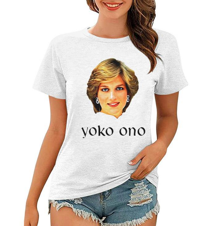 Yoko Ono Diana Princess Of Wales Women T-shirt