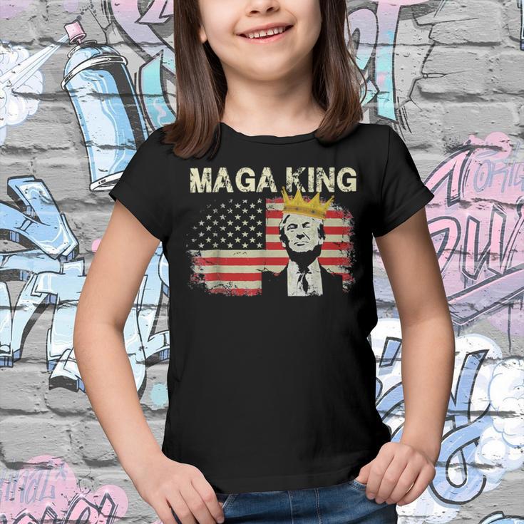 Anti Joe Biden Ultra Maga The Return Of The Great Maga King V2 Youth T-shirt