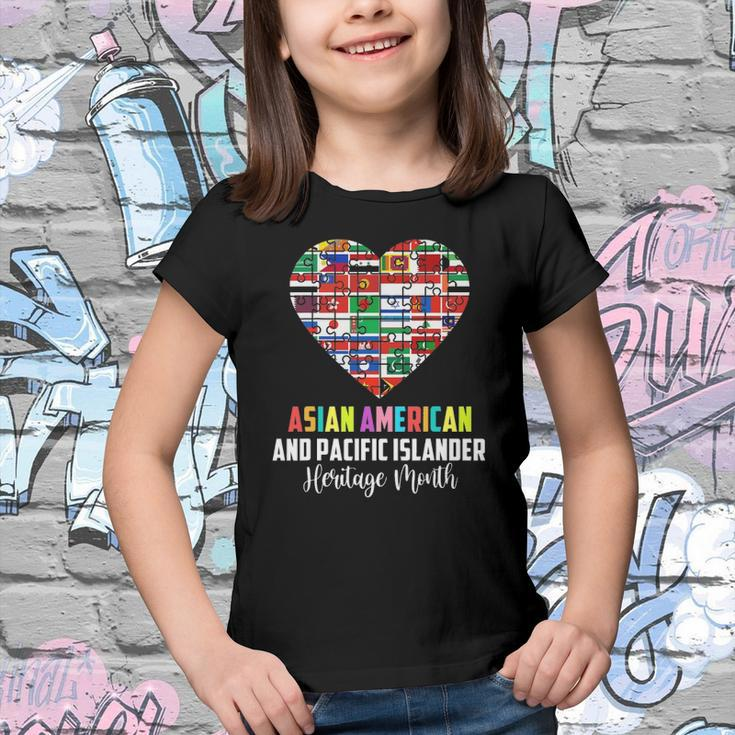 Asian American And Pacific Islander Heritage Month Heart Youth T-shirt