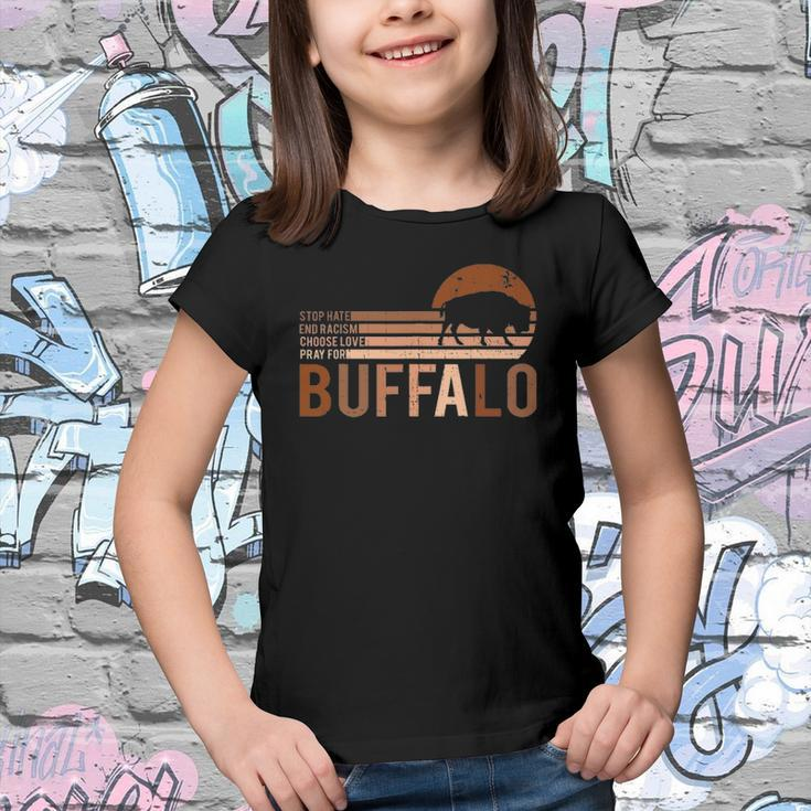 Choose Love Buffalo Stop Hate End Racism Choose Love Buffalo V2 Youth T-shirt