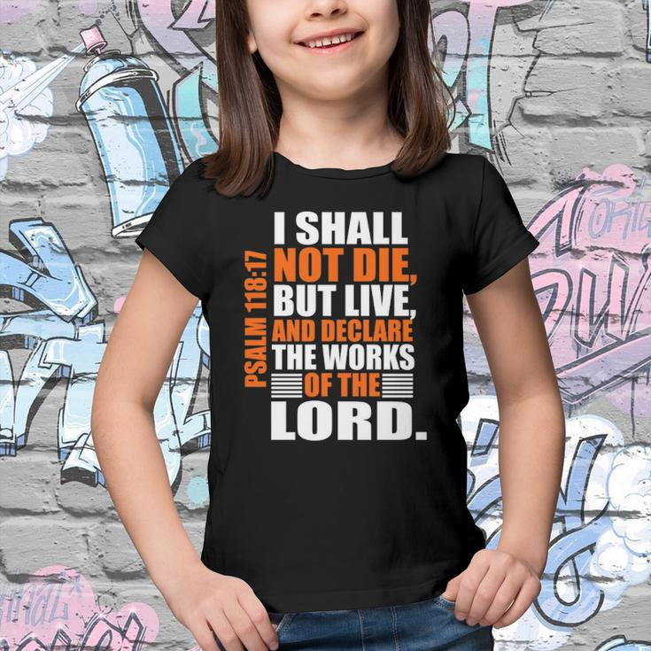 Christerest Psalm 11817 Christian Bible Verse Affirmation Youth T-shirt