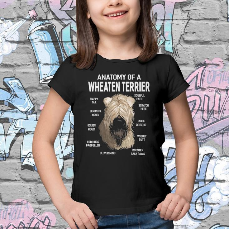 Dogs 365 Anatomy Of A Soft Coated Wheaten Terrier Dog Youth T-shirt