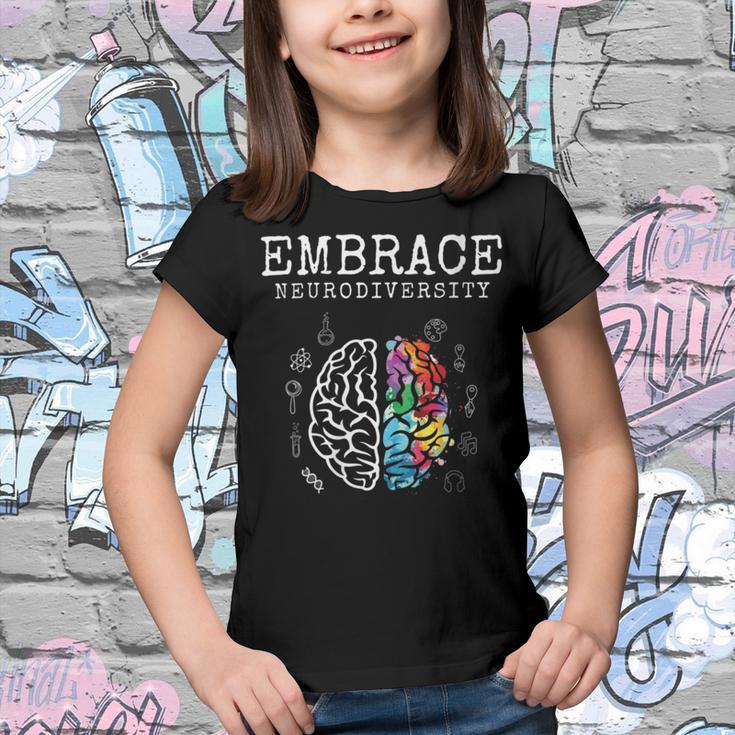 Embrace Neurodiversity Funny V2 Youth T-shirt