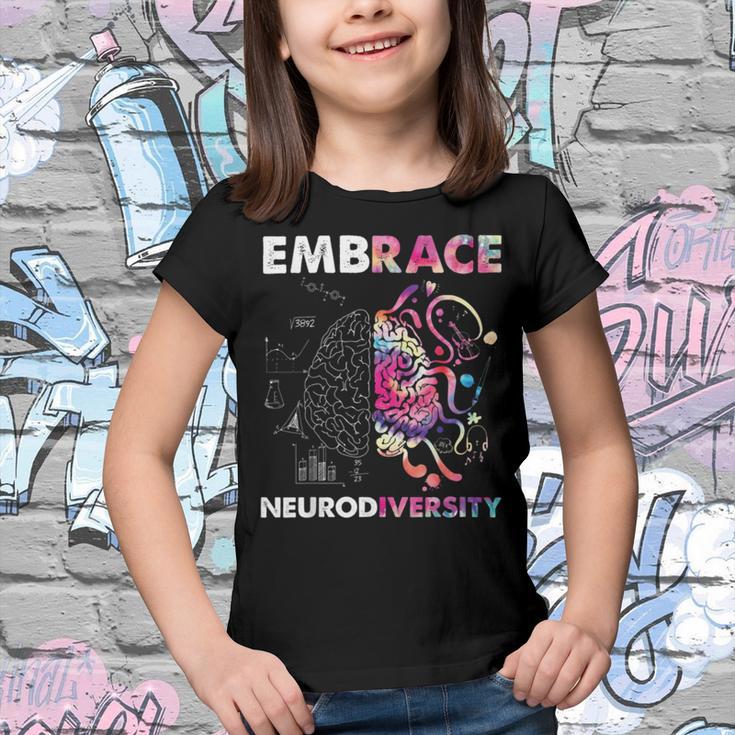 Embrace Neurodiversity Funny V4 Youth T-shirt