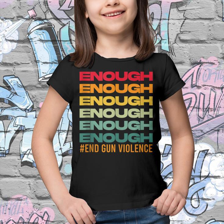 Enough End Gun Violence Awareness Day Wear Orange Youth T-shirt