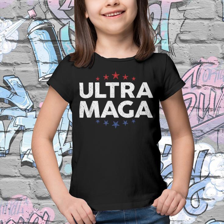 Funny Anti Joe Biden Ultra Maga Support Trump Patriotic Youth T-shirt