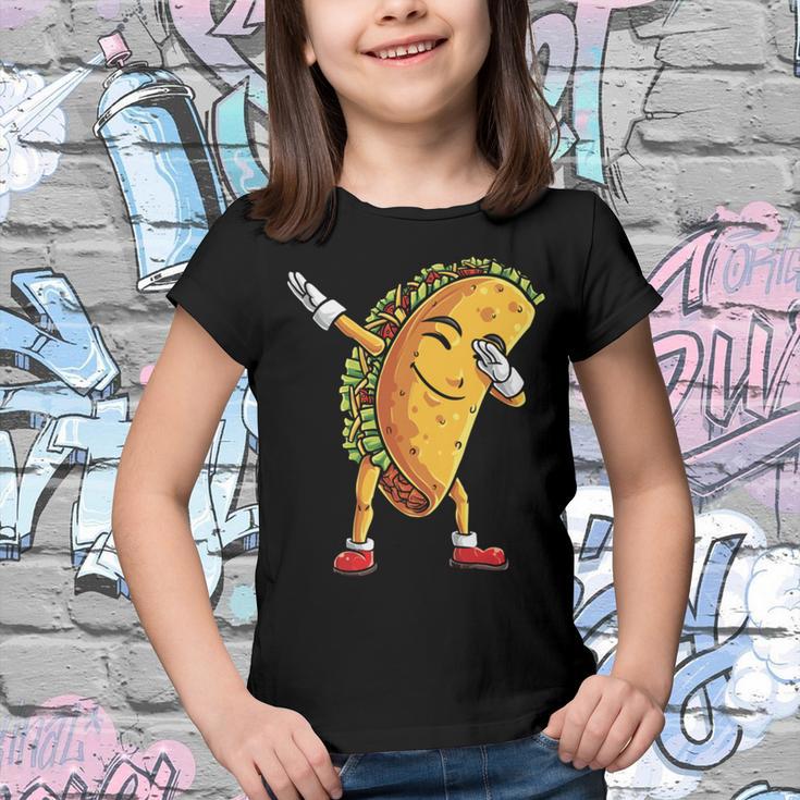 Funny Dabbing Taco Cinco De May Mexican Food V5 Youth T-shirt