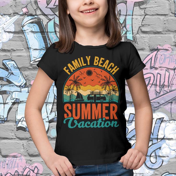 Funny Family Beach Summer Vacation Youth T-shirt