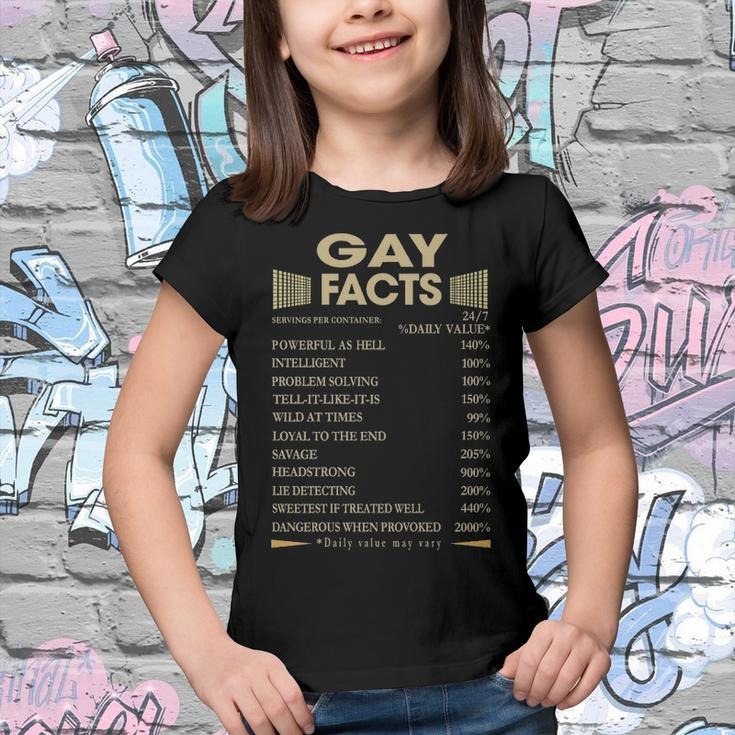 Gay Name Gift Gay Facts V2 Youth T-shirt