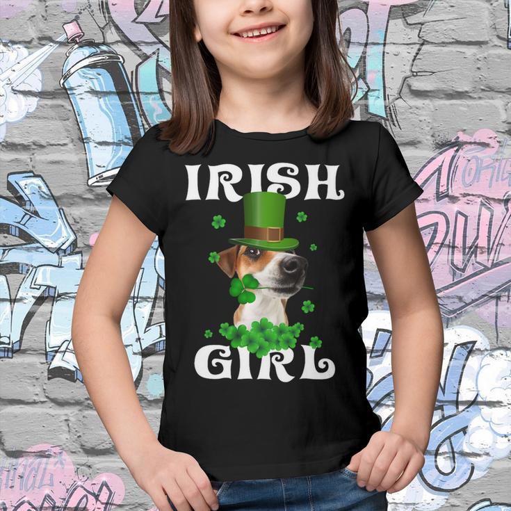 Jack Russell Terrier Patricks Day For Dog Lovers Youth T-shirt