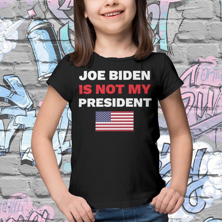 Joe Biden Is Not My President Not My President Youth T-shirt