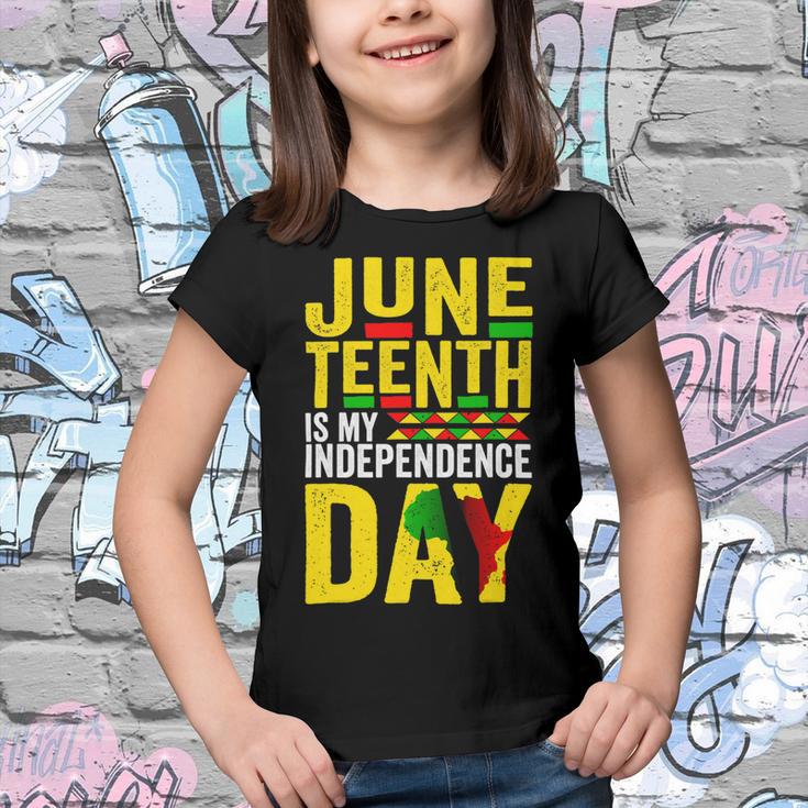 Juneteenth Is My Independence Day 1865 African American Youth T-shirt