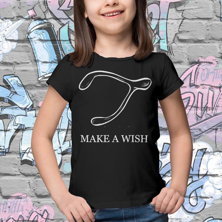 Make A Wish Chicken Turkey Wishbone 6 Shirt Youth T-shirt