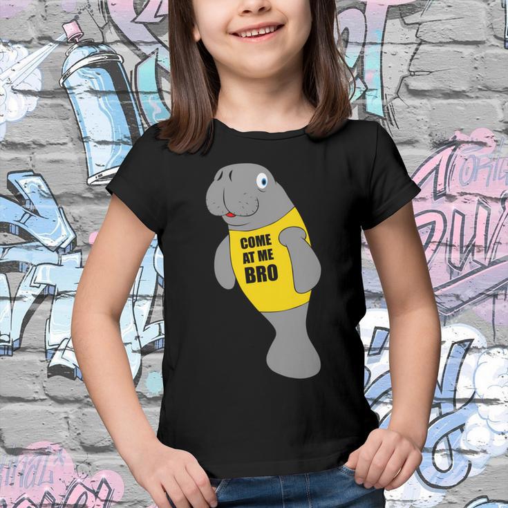 Manatee Novelty Come At Me Bro Youth T-shirt