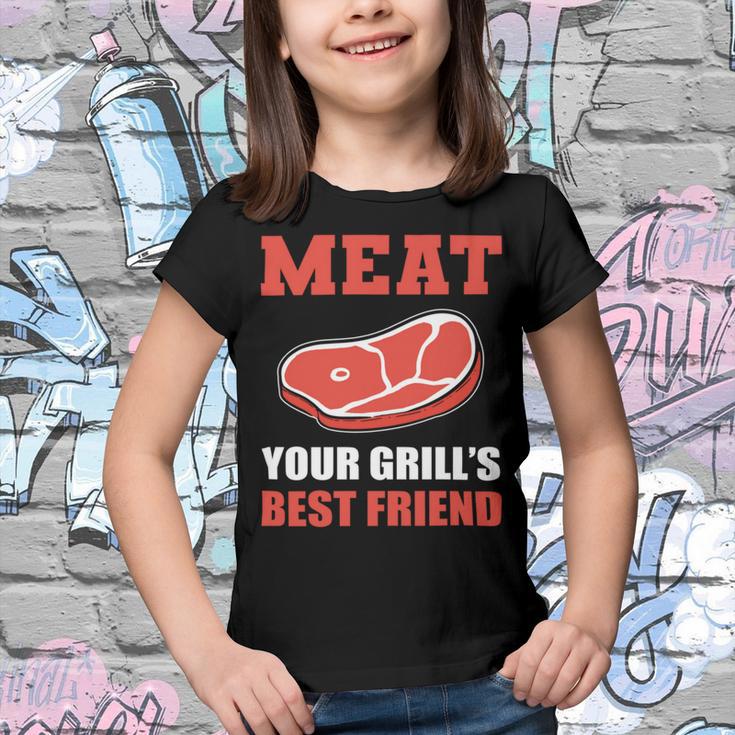 Meat Your Grill’S Best Friend Butcher Chef Cook Bbq Youth T-shirt