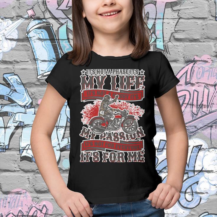 Motorcycle Passion Biker Safety 487 Shirt Youth T-shirt