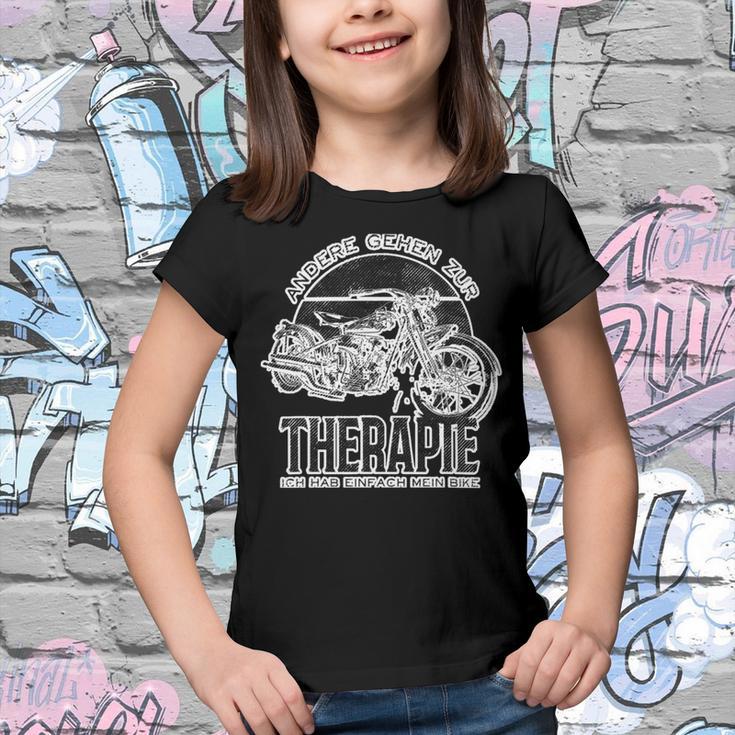 Motorcycles Therapy Ich Hab Einfach 462 Shirt Youth T-shirt