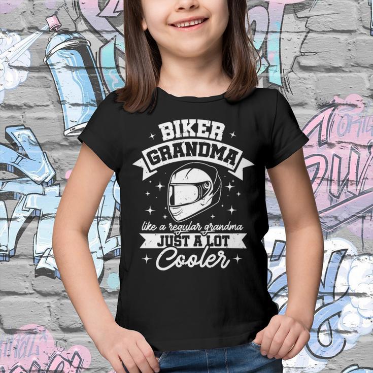 Motorcyclist Biker Grandmas Are The Chiffon Top 459 Shirt Youth T-shirt