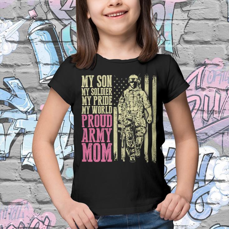 My Son My Soldier Hero Proud Army Mom 699 Shirt Youth T-shirt