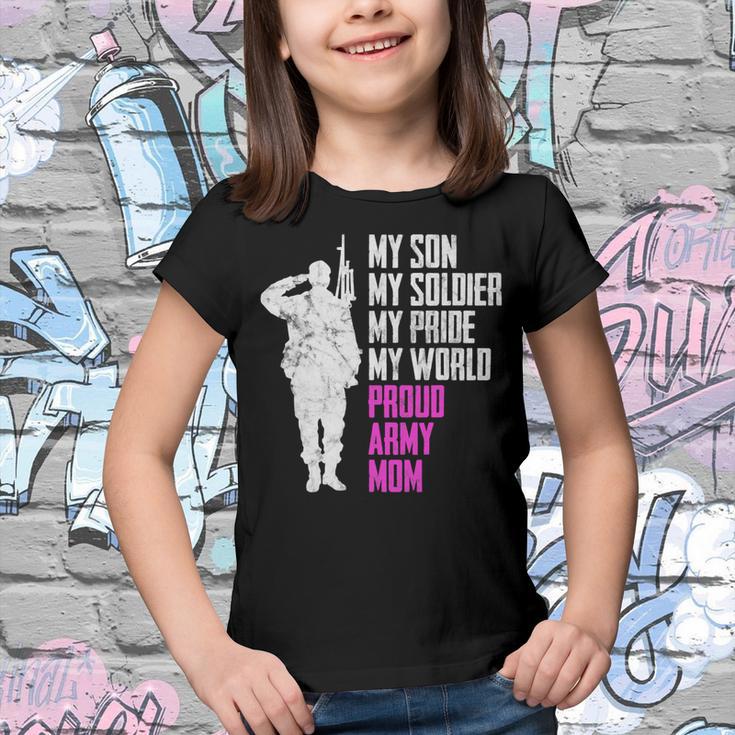 My Son My Soldier Proud Army Mom 692 Shirt Youth T-shirt