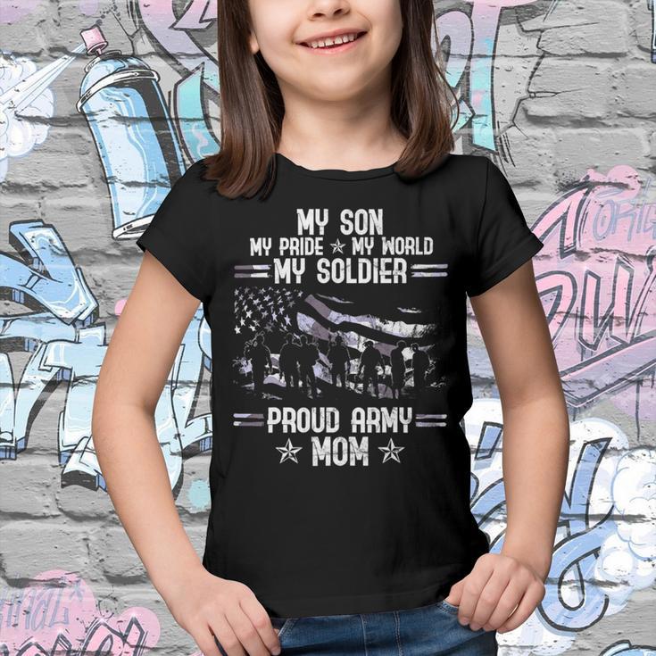 My Son My Soldier Proud Army Mom 693 Shirt Youth T-shirt