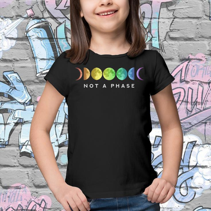Not A Phase Moon Lgbt Gay Pride Youth T-shirt