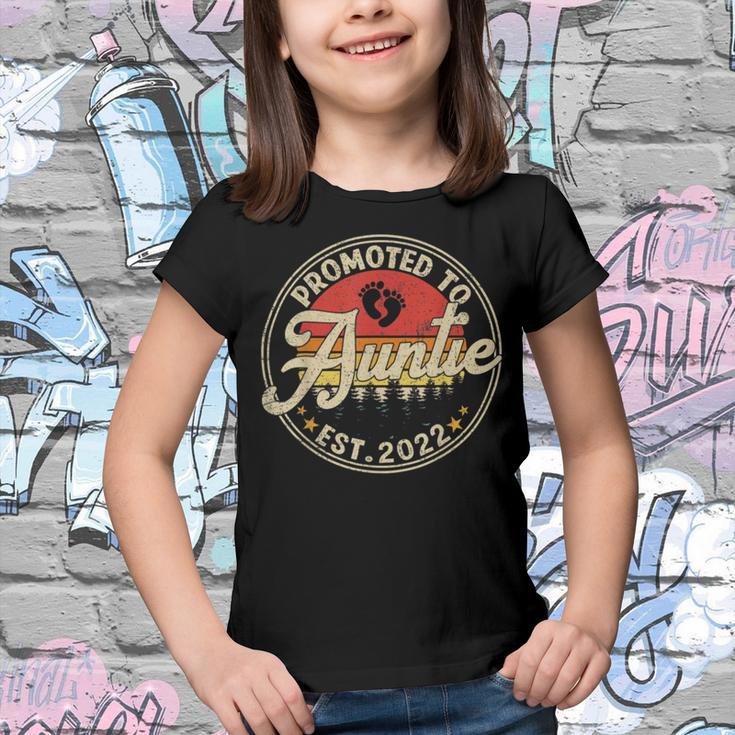 Promoted To Auntie Est 2022 Youth T-shirt