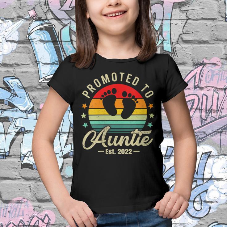 Promoted To Auntie Est 2022 Youth T-shirt