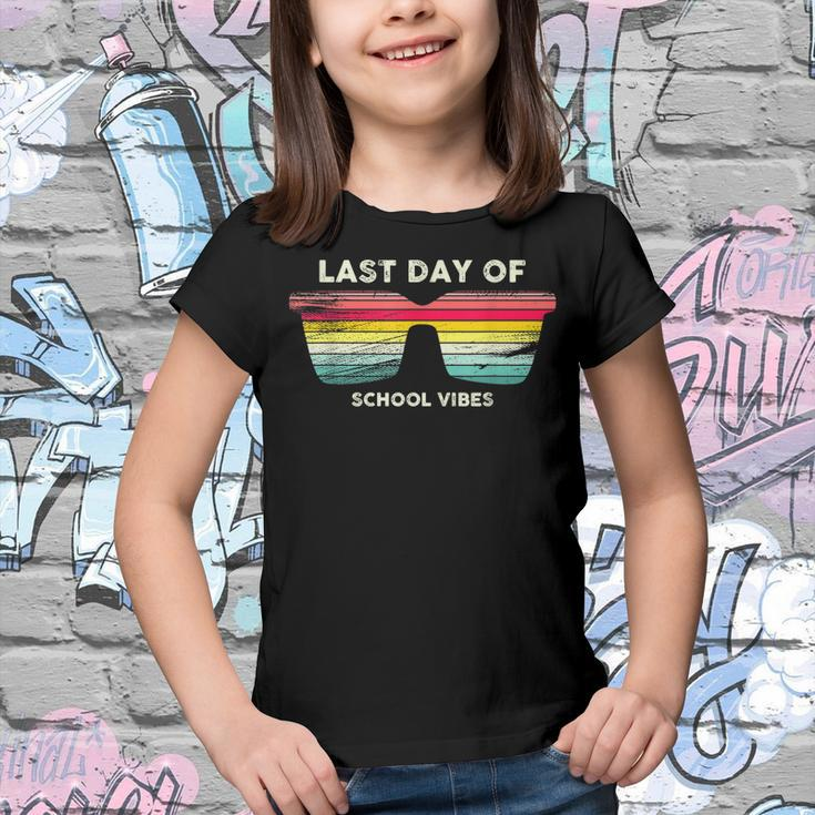 Retro Last Day Of School Vibes Graduation | Out For Summer Youth T-shirt
