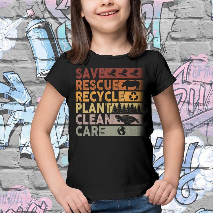 Save Rescue Recycled Plant Clean Care Youth T-shirt