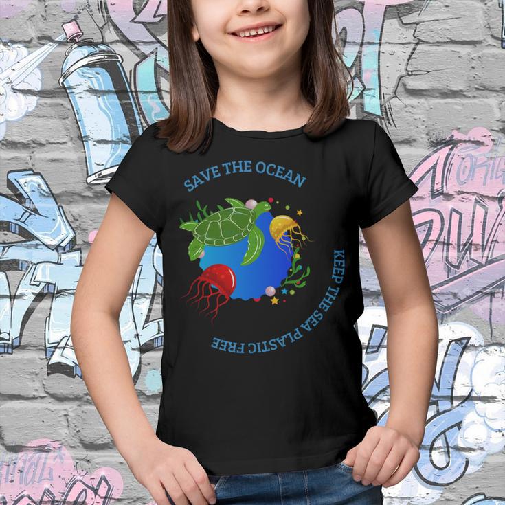 Save The Ocean Keep The Sea Plastic Free Youth T-shirt