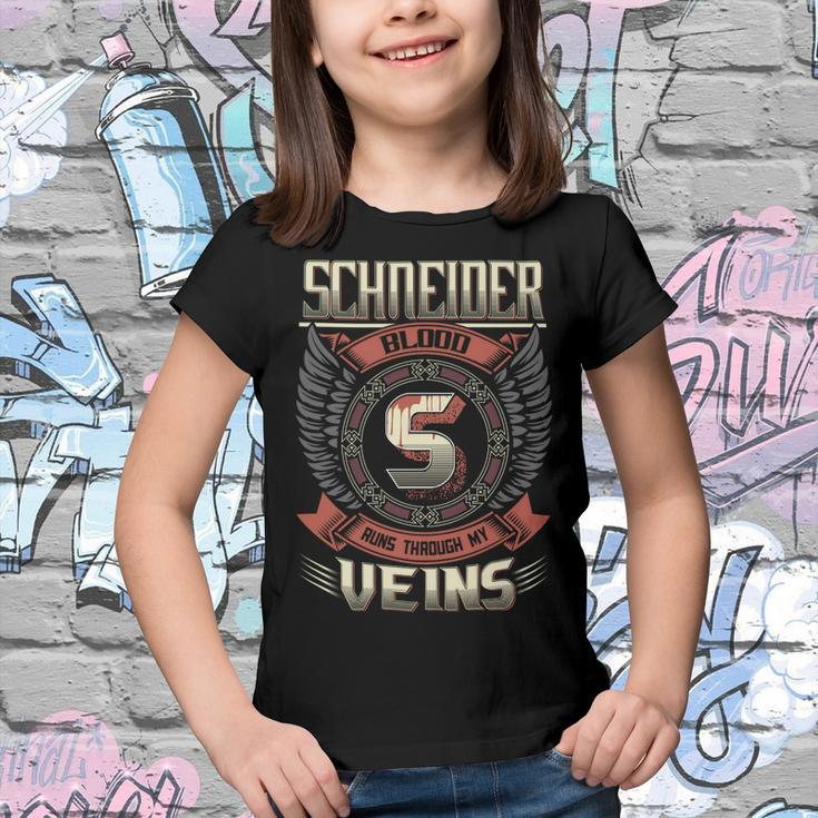 Schneider Blood Run Through My Veins Name V5 Youth T-shirt
